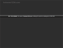 Tablet Screenshot of hotnews1234.com